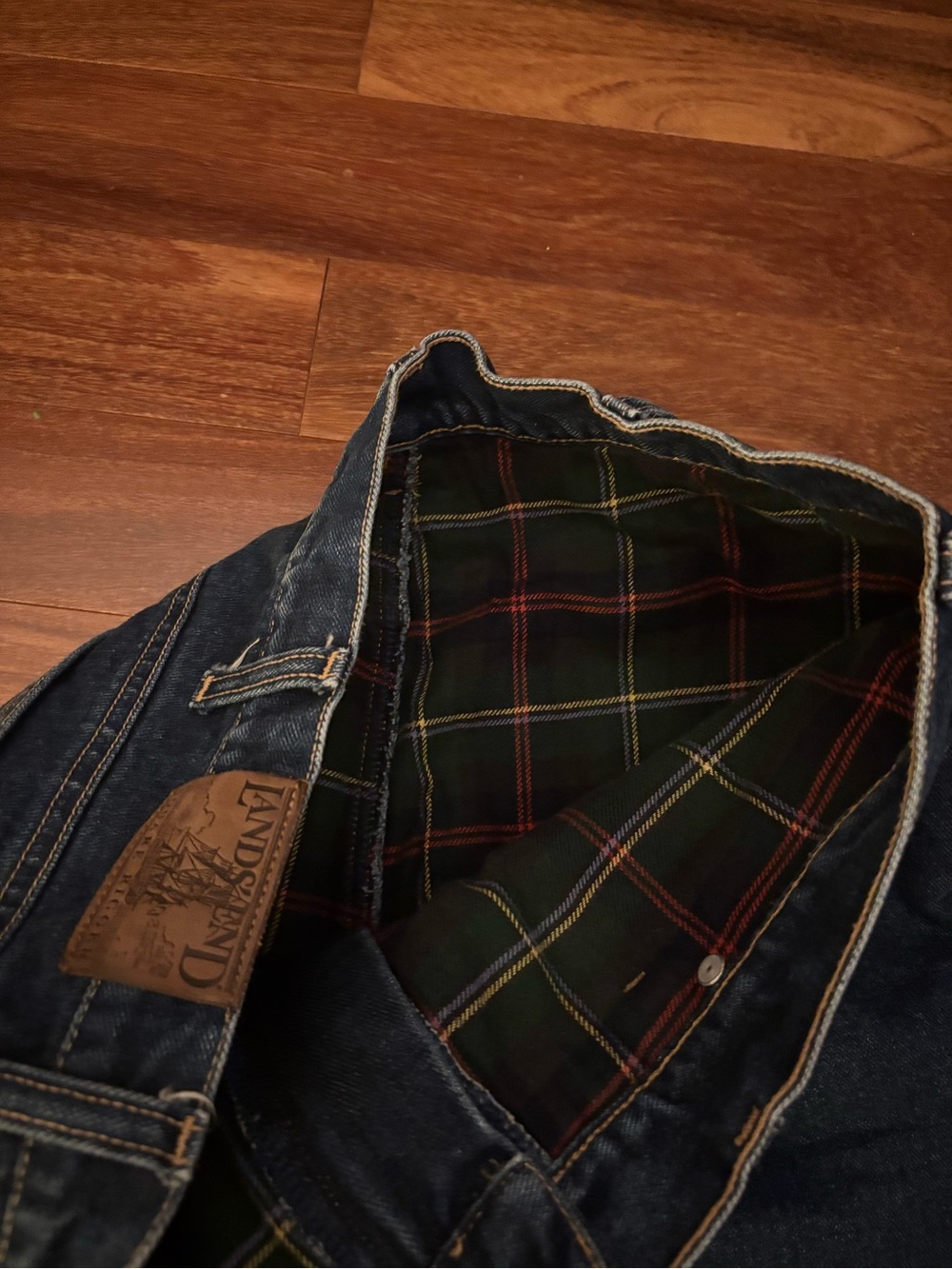 2 PAIR Land’s End Flannel Lined Jeans